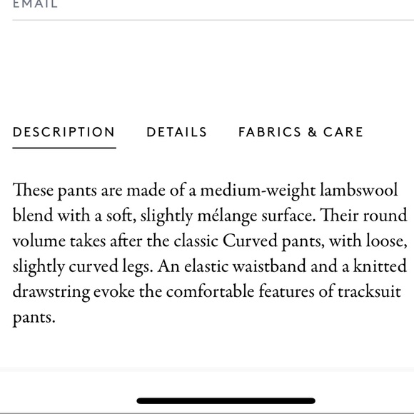 Lemaire Soft Curve Leg Knit Pants - Picture 10 of 13